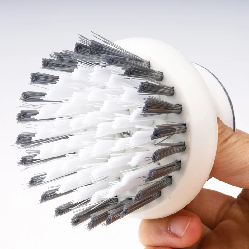 Household Items Bathroom Shoes Scourer Plastic Small Round Scrub Brush Kitchen Cleaning Brush