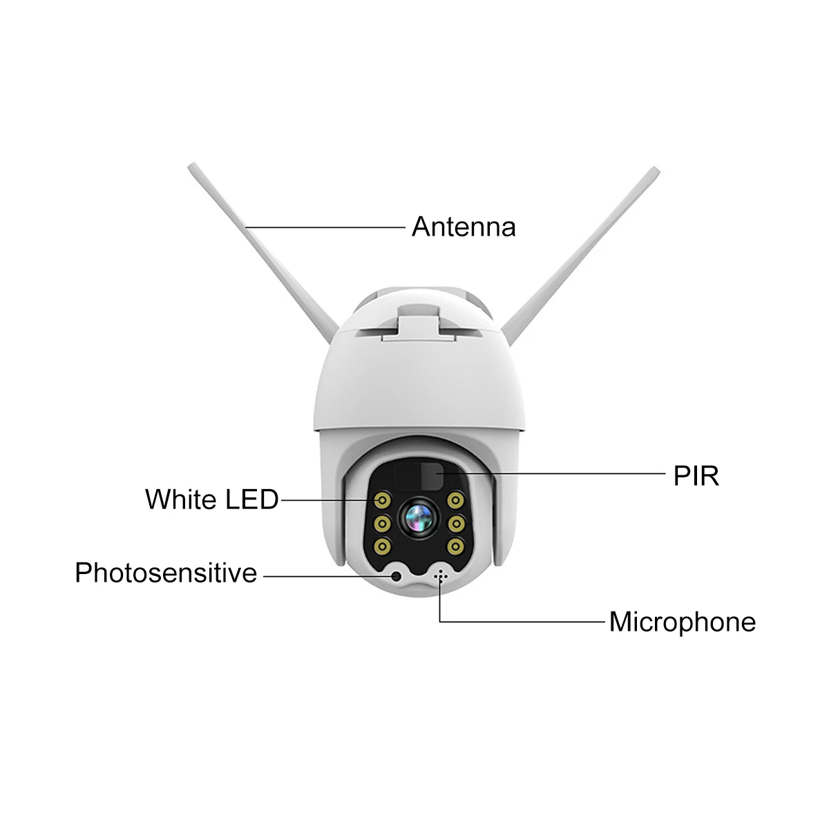  Verto наружная водонепроницаемая IP66 1080P на солнечной батарее камера видеонаблюдения энергии 4G IP