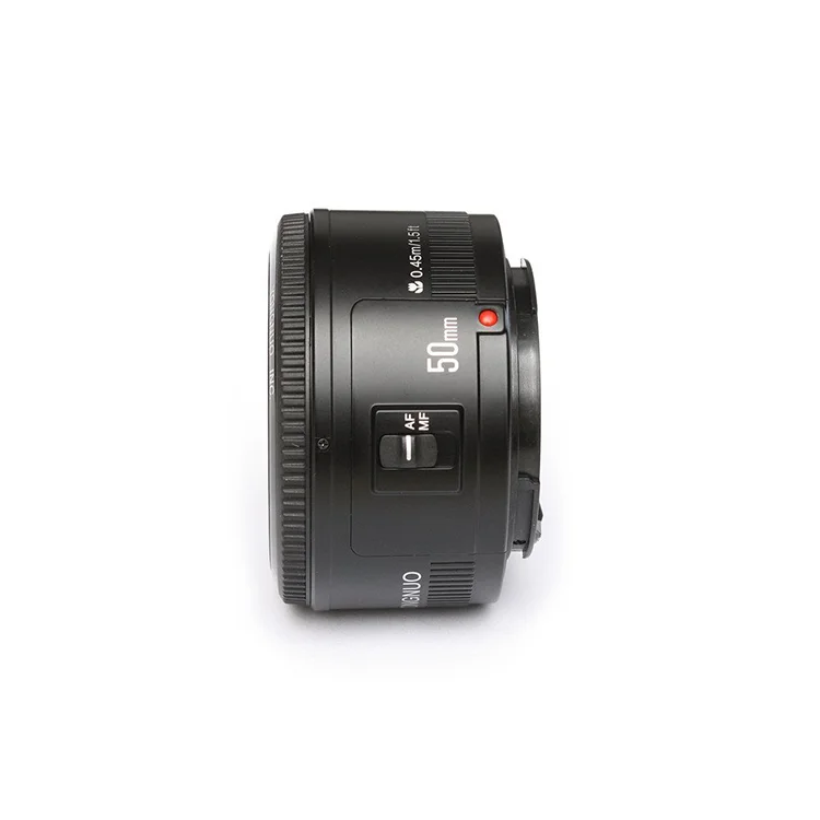 YONGNUO yn50 мм F1.8 стандартная Большая диафрагма автофокуса dslr объектив камеры для canon EF крепление rebel DSLR камера