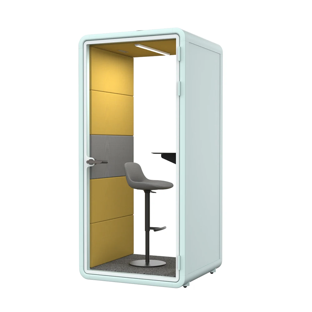 Modern indoor office pod Soundproof telephone booth Mobile conference soundproof office mute pod