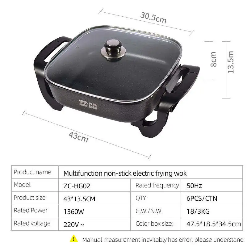 Good Quality Multi-Purpose Aluminum Cooking Pot Wholesale Electric Chinese Hot Pot