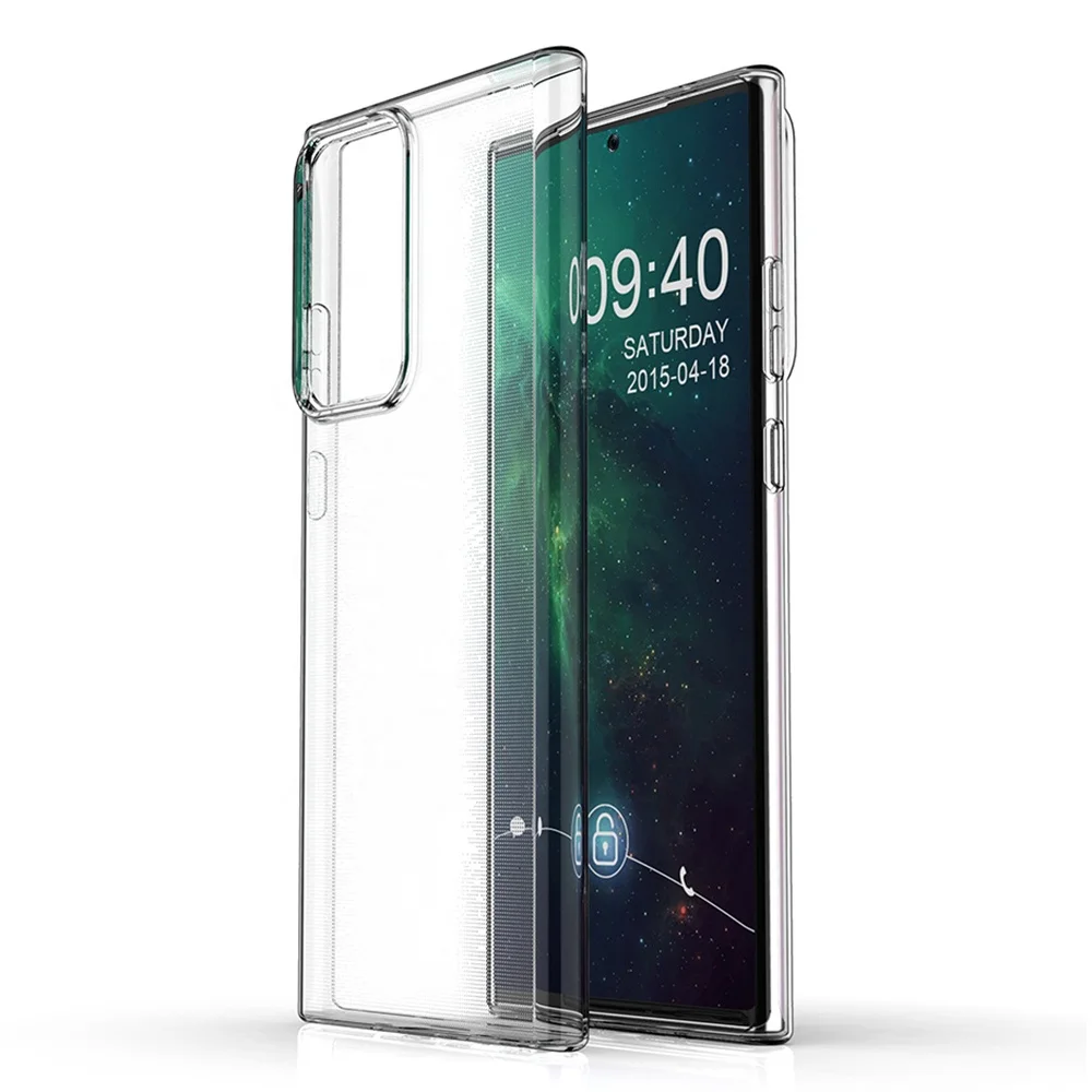 For Samsung Note 20 Case, Ultra Thin Transparent Clear Soft TPU Gel Phone Case For Samsung Note 20 Ultra Capas De Celula