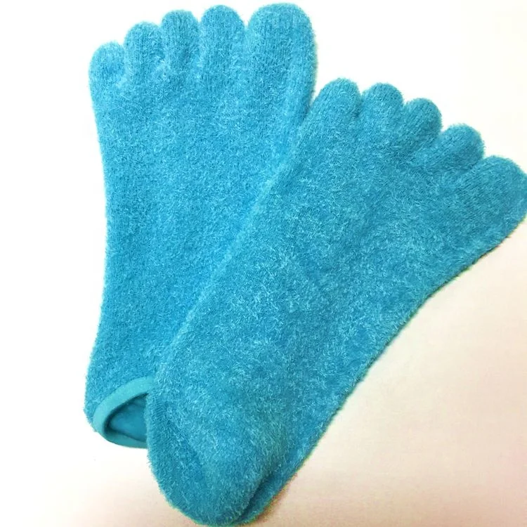 5 Toe Foot Moisturizing Silicone Gel Spa Socks for Men Women,Humectant Moisturizer and Soften Dry Hard Broken Rough Skin sock
