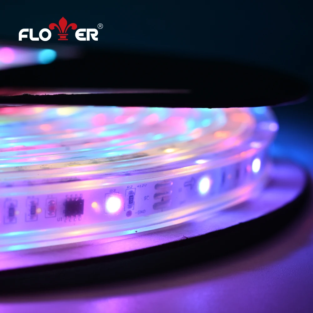 Best sell IP68 waterproof RGB cob Colour Change Remote Control LED flexible wall washer strips For outdoor decorative lighting