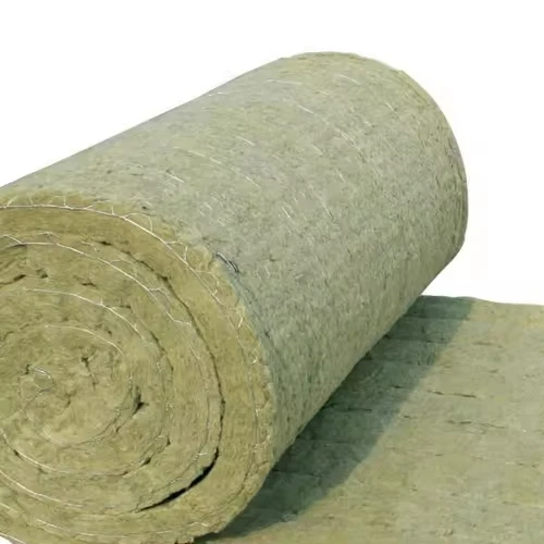 Thermal Insulation Mineral Wool Mats with FSK Facing and Wire Mesh 100kg 120kg High Density
