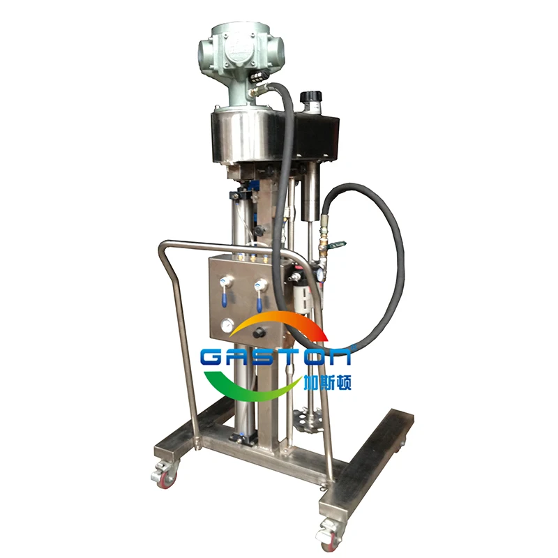 High quality cheap automatic pneumatic lift mixer/air pneumatic mixer/air gas mixer
