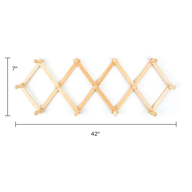 Hot sale nordic wood coat rack key holder clothes cup hangers simple hook wall shelf home decorative bedroom furniture