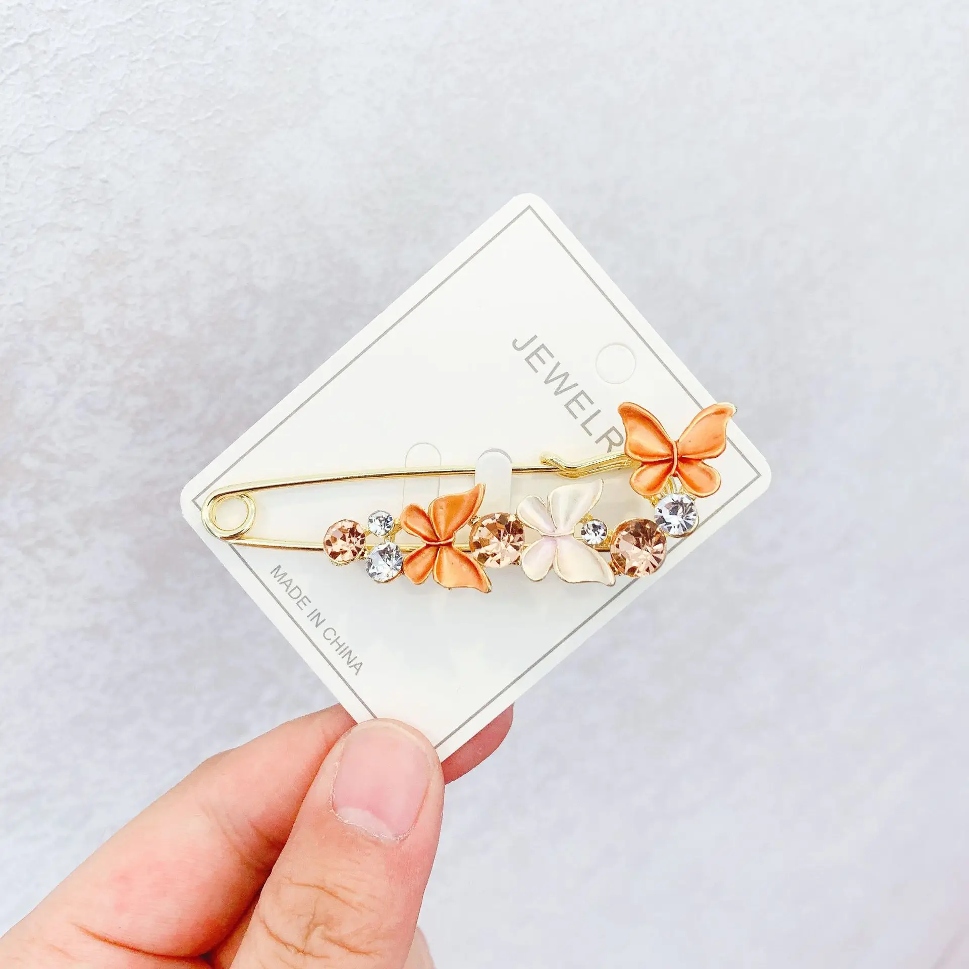 Wholesale 11 Style New fashion crystal rhinestone flower  scarf brooches   women saree coat sweater flower brooch pins