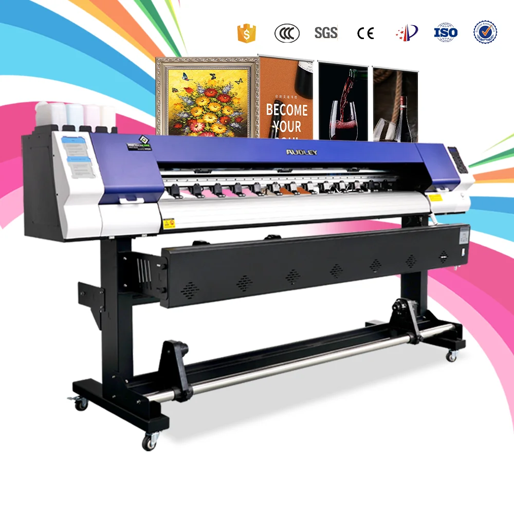 Audley Eco Solvent 1.9m Eco Solvent Printer Xp600 I3200 1.8m Xp600 I3200 Eco Solvent Outdoor Advertising Printer