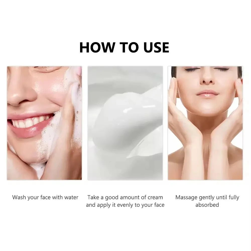 Skincare Hyaluronic Acid Retinol Anti Aging Day Cream Rejuvenating Hydrating Face Moisturizer Reduces Wrinkles & Fine Lines