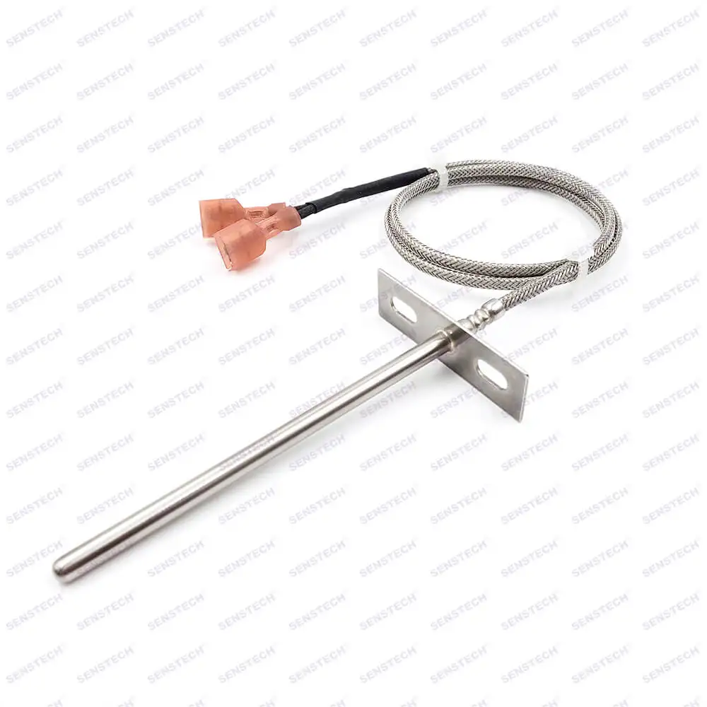 Flanged RTD PT100 PT1000 Ambient Temperature Sensor with Connector