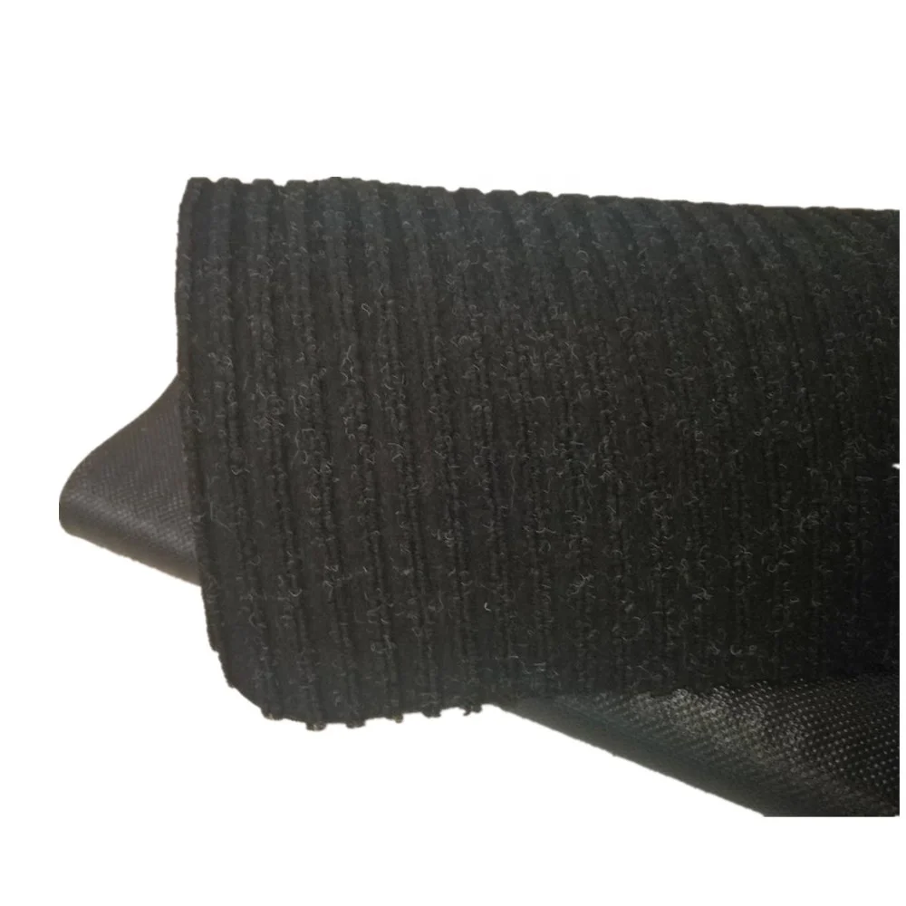 Полиэфирный Противоскользящий материал войлочная поверхность и ПВХ опорный Коврик для пола