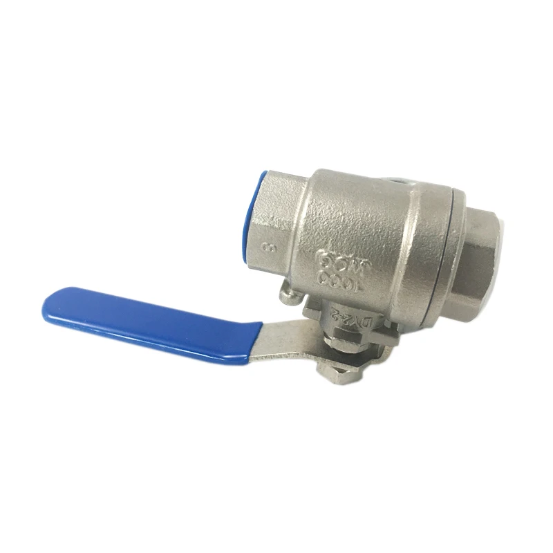 High quality 2pcs ball valve CF8M BSP NPT side stainless steel ball valve