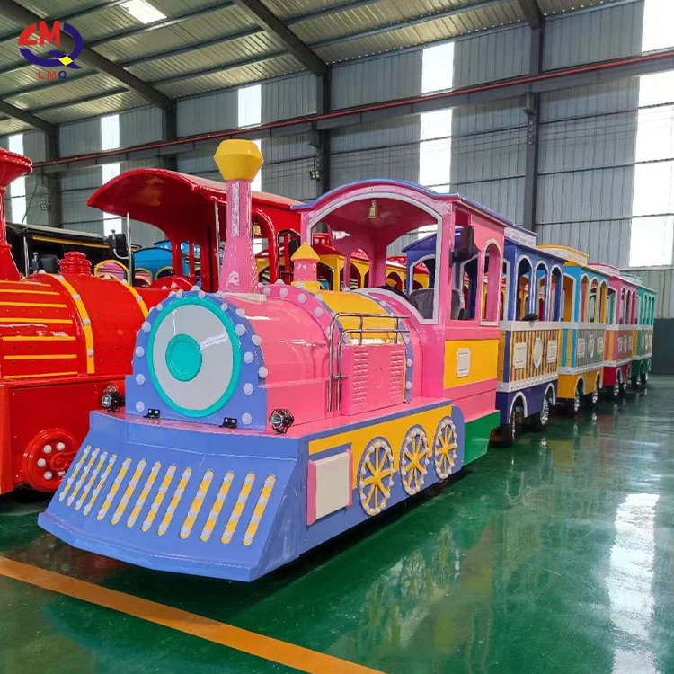 Children Electric Tourist Trackless Amusement Park Train For Sale