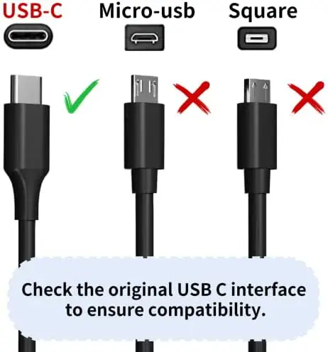 65W USB C power adapter C-type Power PD Wall Quick Charger compatible with Mac Book Pro Dell Latitude Lenovo Huawei