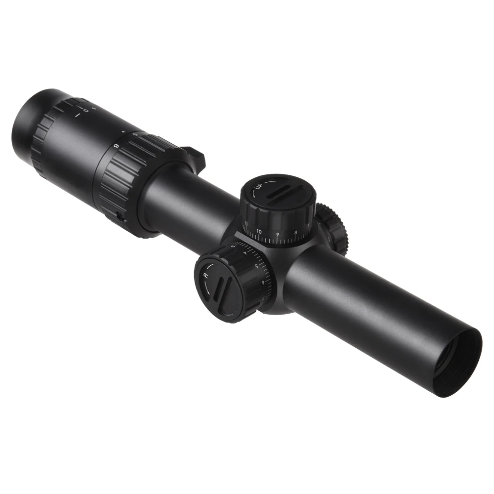 Оптовая продажа OEM ODM LPVO 1-6X24 ИК-оптический прицел с подсветкой протравленная стеклянная сетка тактическая оптика для стрельбы фиксация. 308