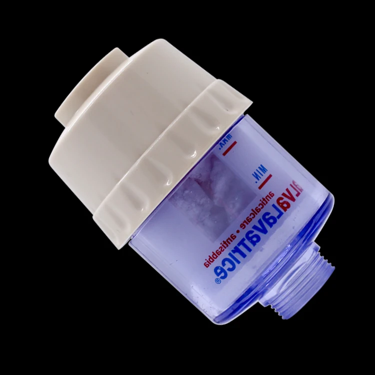 Clear Silicon Phosphorus Crystal Plastic Stain Removal Water Filter Housing For Washing Machine