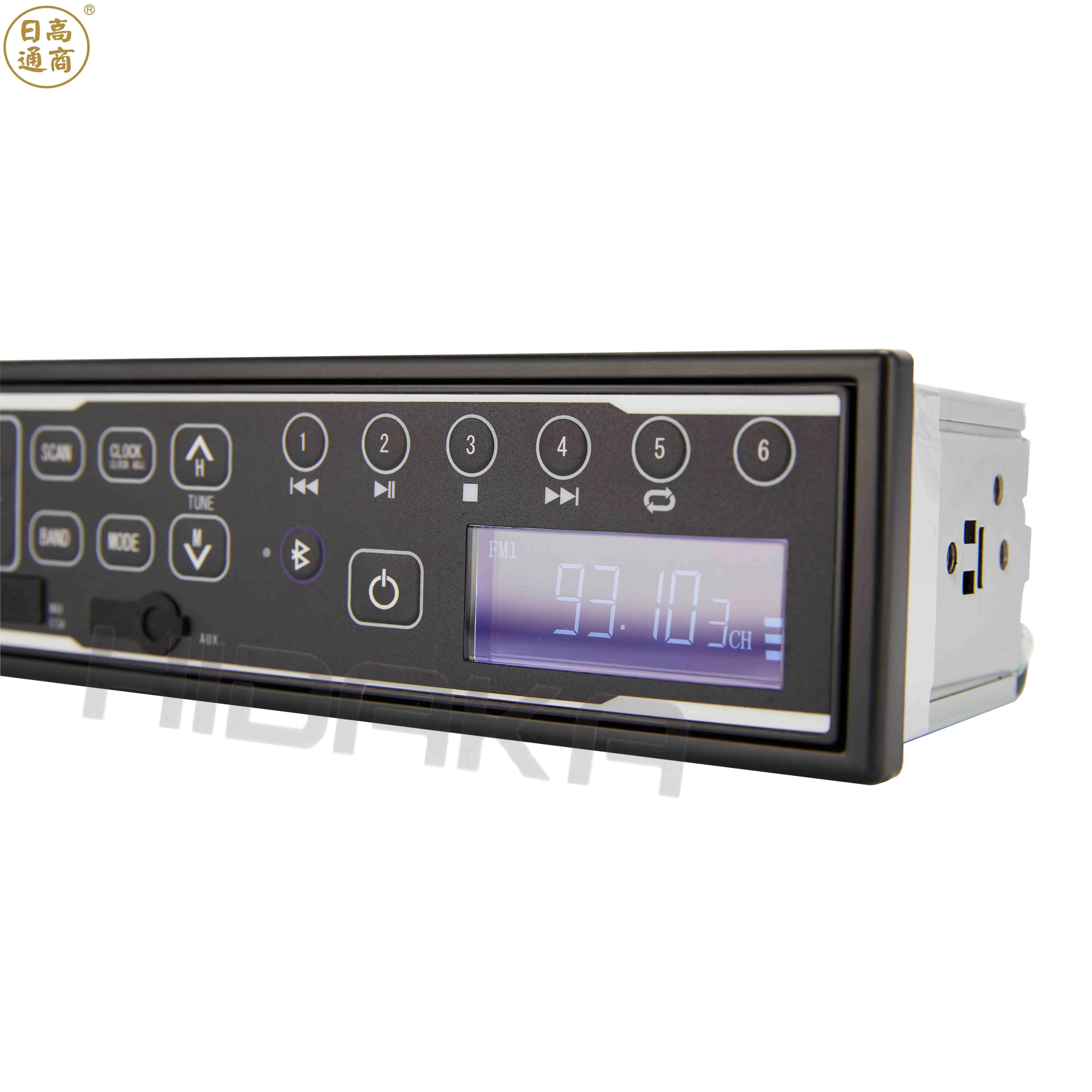 HIDAKA  M202 12V 24V heavy machine Radio with Bluetooth USB charge 0.5A AUX for Hitachi Takeuchi Komatsu excavator Car radio