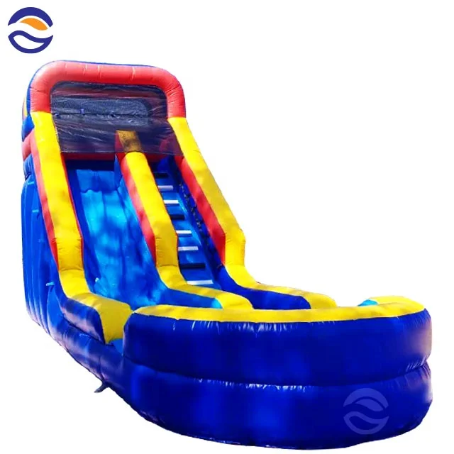 Top Quality Inflatable Swimmingful With Slide Water Slide Pool Water Slide For Sale