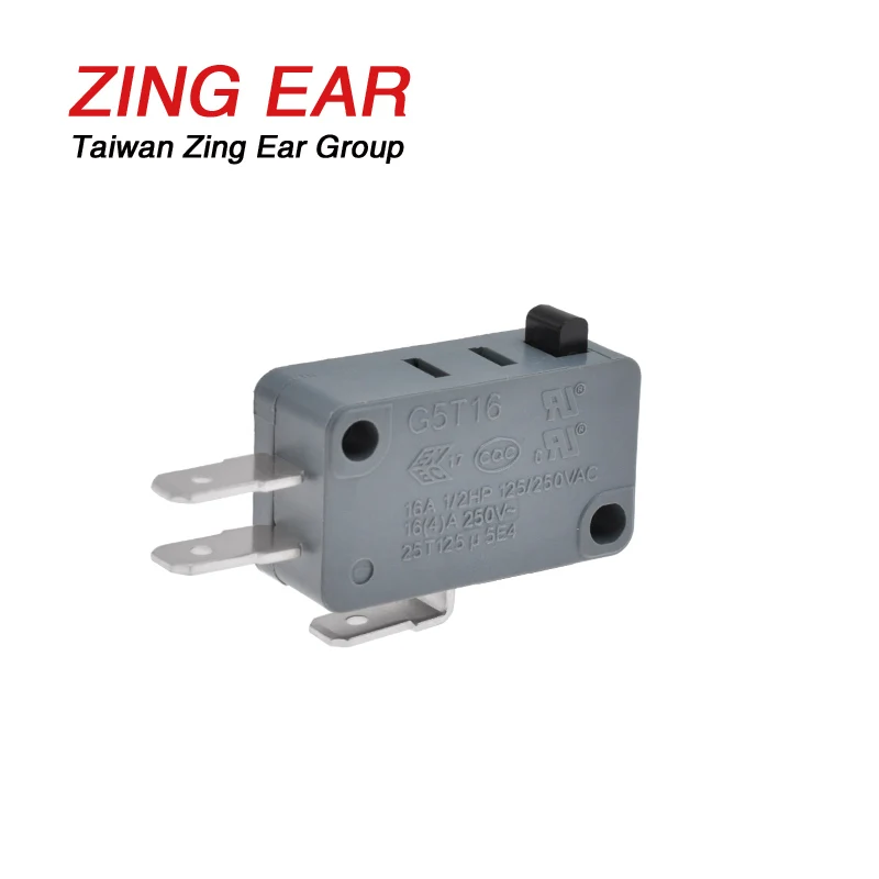 Free Sample 16A 125VAC 250V SPDT Snap Action Limit Micro Switch For Omron V21-1C6