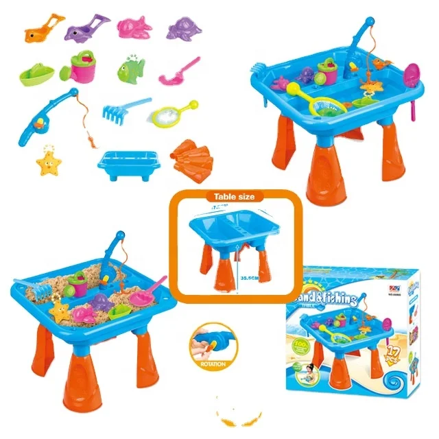 Летние игрушки открытый пляжный набор игрушек пластиковая игрушка песок и вода стол для детей