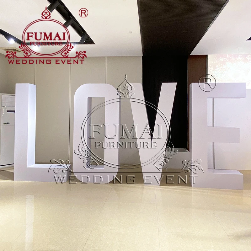 Letter Shape Size Wedding Decoration Love Stage Backdrop Stand For Event Stage