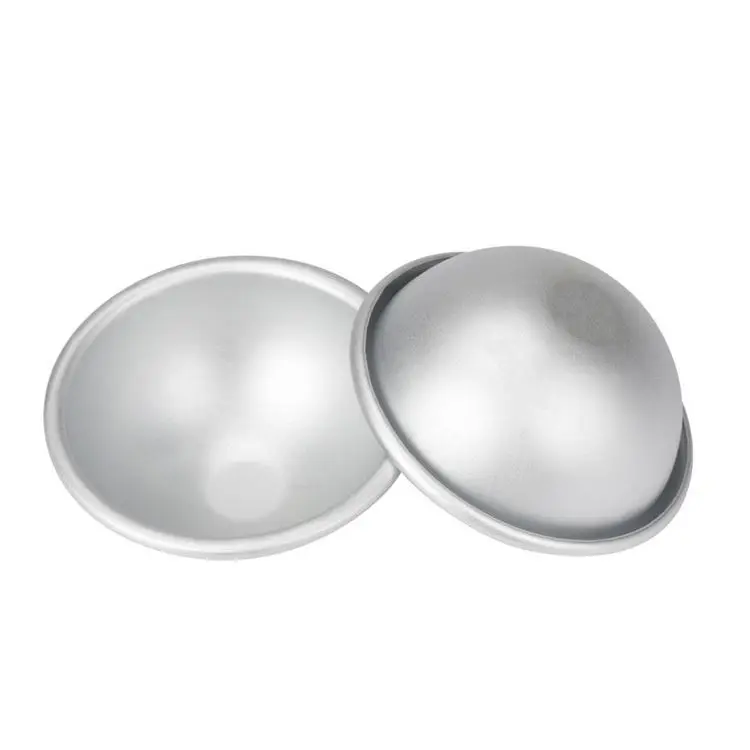 66 H166 3 Sizes DIY Soap Salt Bath Bomb Creative Design Moulds Baking Decoration Tools Aluminium Alloy 3D Cake Ball Mold