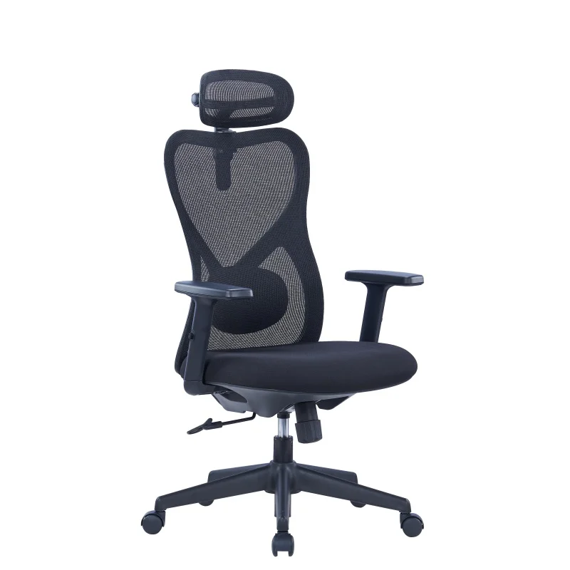 Office Chairs Luxury Modern Ergonomic Revolving Chair Office Lumbar Support High Back Black Office Chair