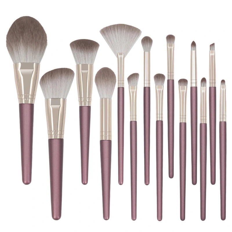 Beauty Makeup Brush Complete Set 14 Pack High Quality Makeup Brush Powder Eyeshadow Brush Good Hair Quality