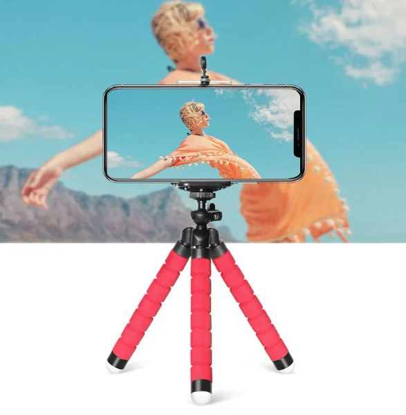 Mini Tripod Portable And Adjustable Camera Stand Holder For Go Pro/camera stand accessories flexible rotate rod