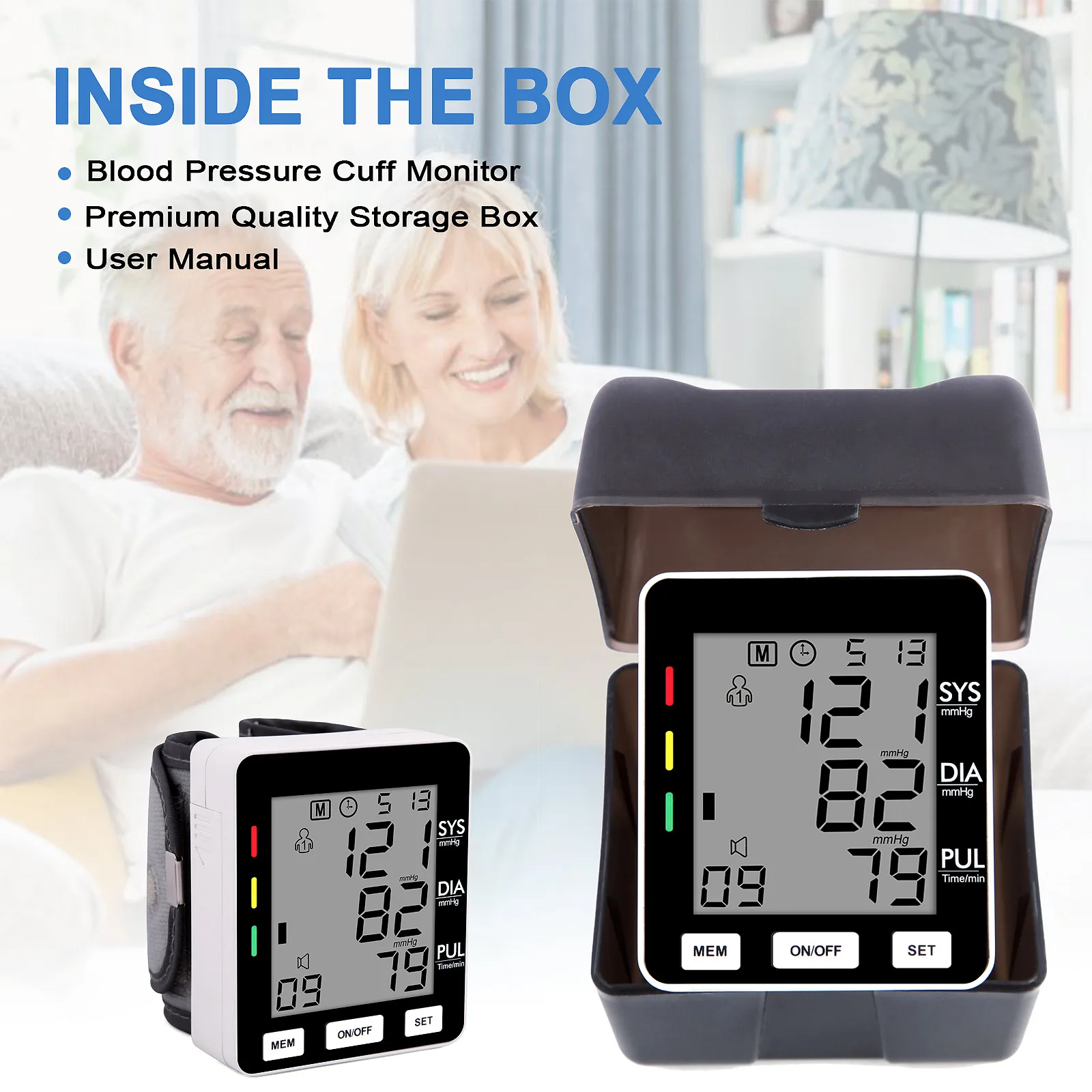 Medical CE MDR approved Customized OEM Logo Printing Wrist Blood Pressure Monitor digital Sphygmomanometer