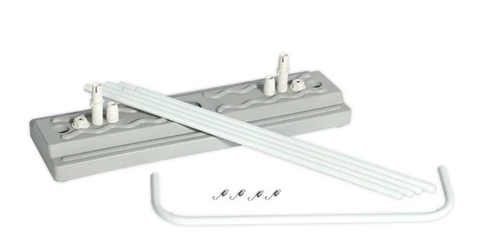 80*180cm Advertising Floor Display Banner Stand Metal Frames Door Type Banner Stand