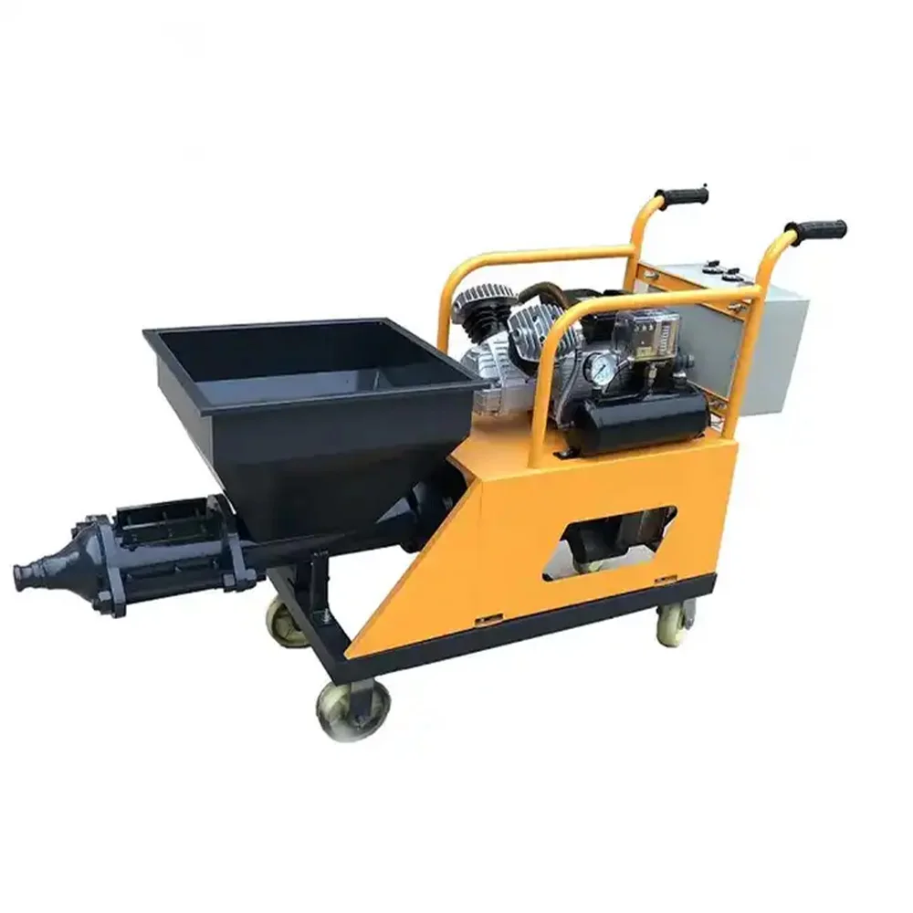 Multifunctional Mini 4 Wd Concrete Cement Spray Machine Mortar Spray Machines Exterior Wall Paint Spraying