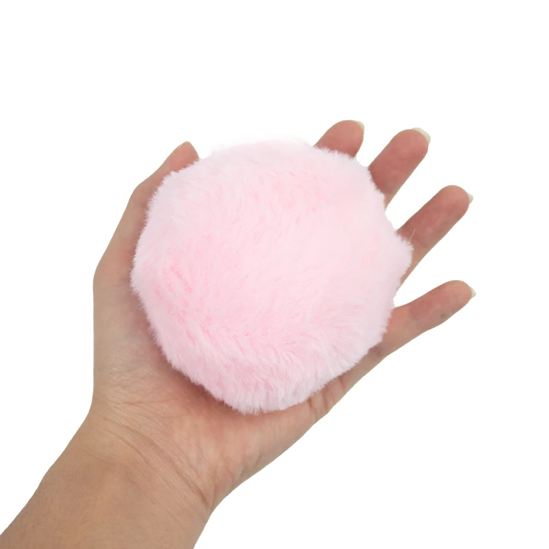Cute plush silicone bouncing ball child safety plush toys BPA-free silicone ball sensory toy for gift