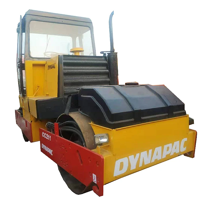 Used dynapac double drum mini road roller for sale
