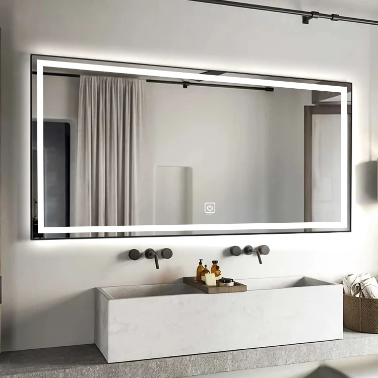 Зеркало для ванной комнаты с сенсорным экраном 60x80