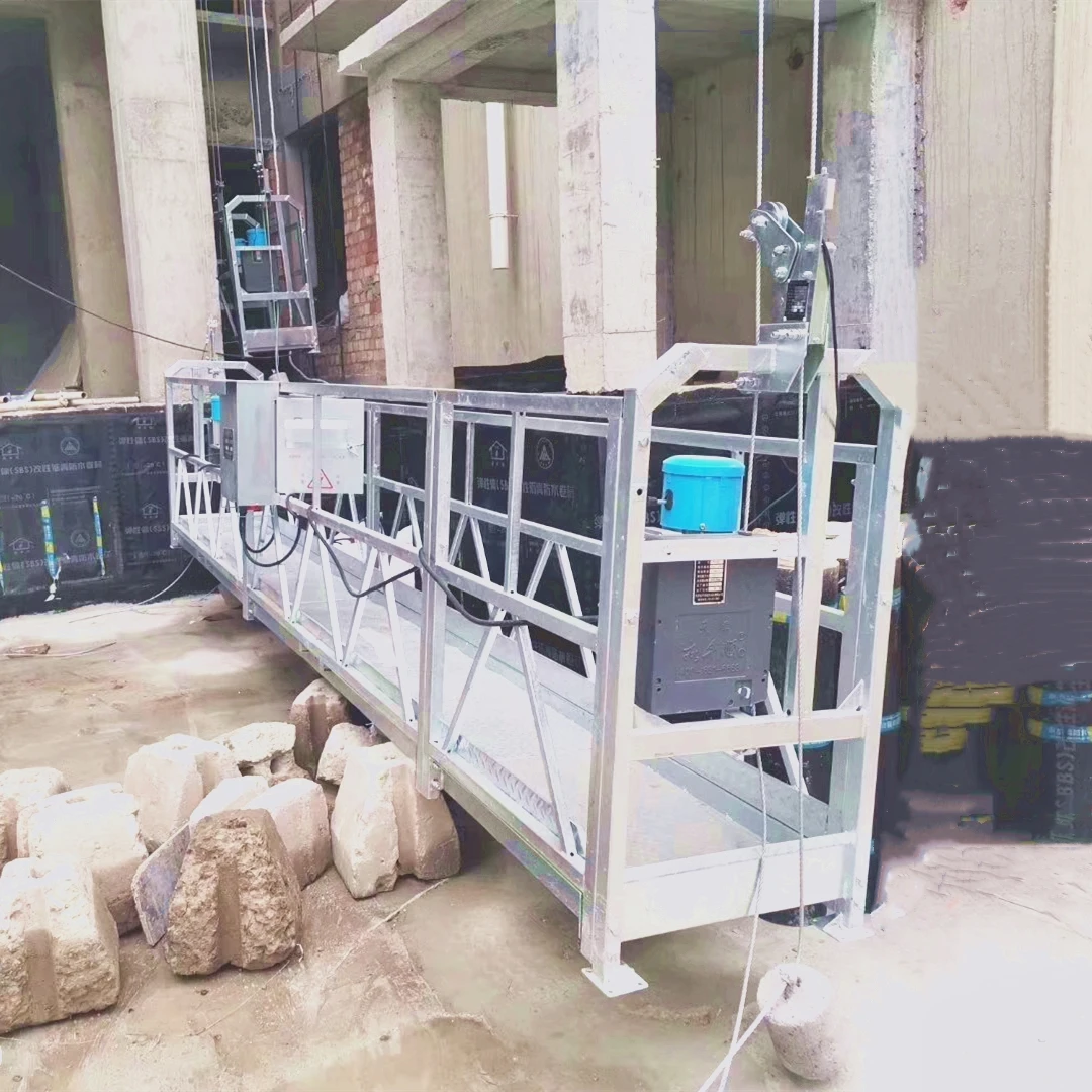 zlp630 zlp800  steel Aluminum alloy galvanized steel wire rope suspended platform