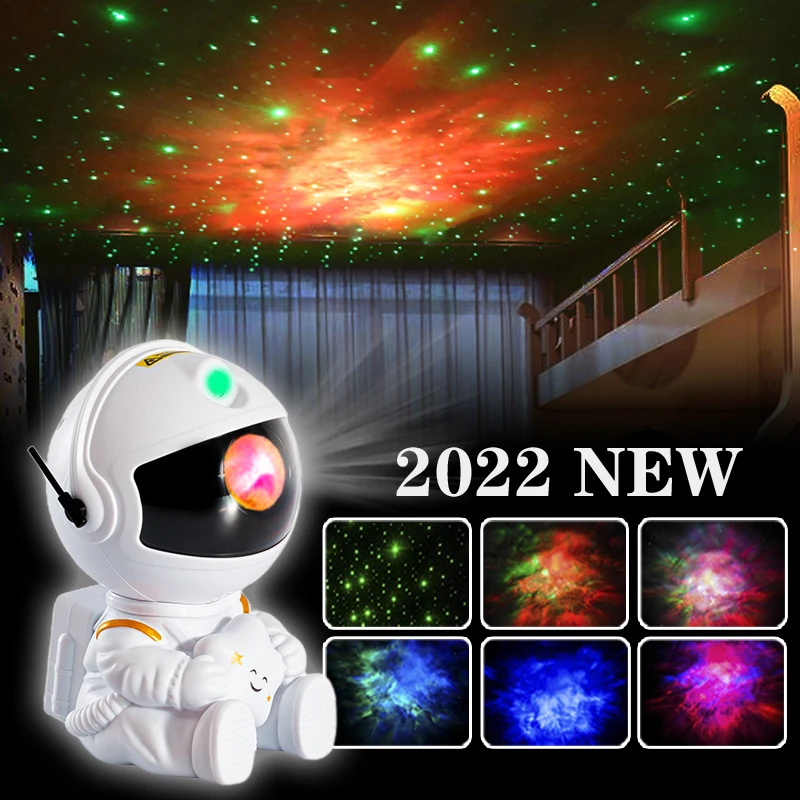 New Product LED Astronaut Galaxy Projector Lamp Spaceman Star Projector Night Light