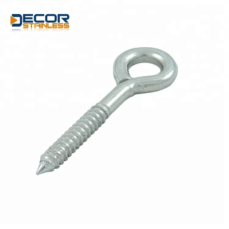 stainless steel lifting eye bolt with nut polished
