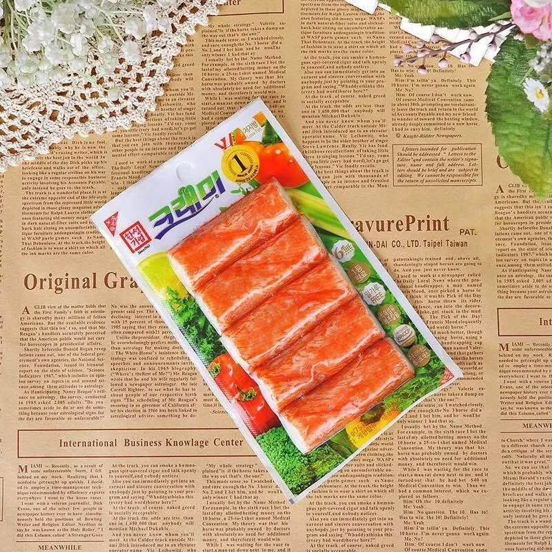 Automatic thermoforming Vacuum Packaging Machine for crab meat stick