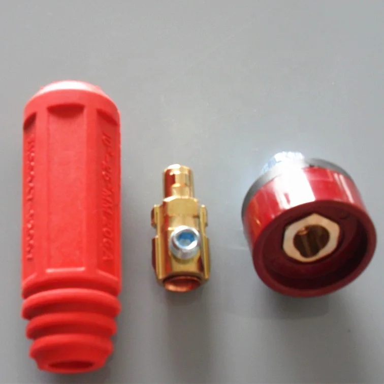 Red and Black Euro Type Welding Cable Socket DKJ10-25ZY