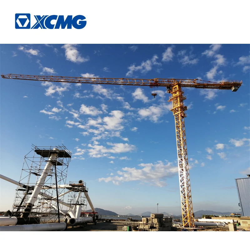 XCMG brand 75m boom length 18 ton topless tower crane XGT7528A-18S1 stationary tower crane for sale
