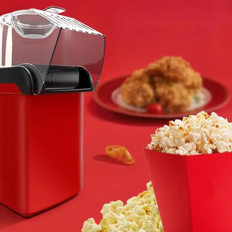 New Product 2022 Hot Air Popcorn Popper Maker Electric Popcorn Making Machine with Measuring Cup to Portion Popping Corn Kernels
