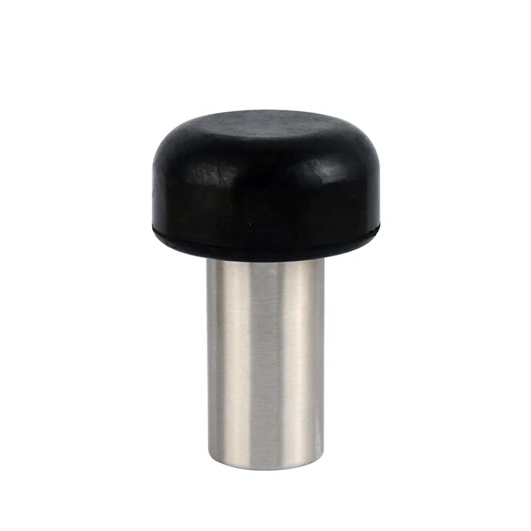 Hot Selling Door Stopper Manufacturer Steel Door Stopper with Bumper Top