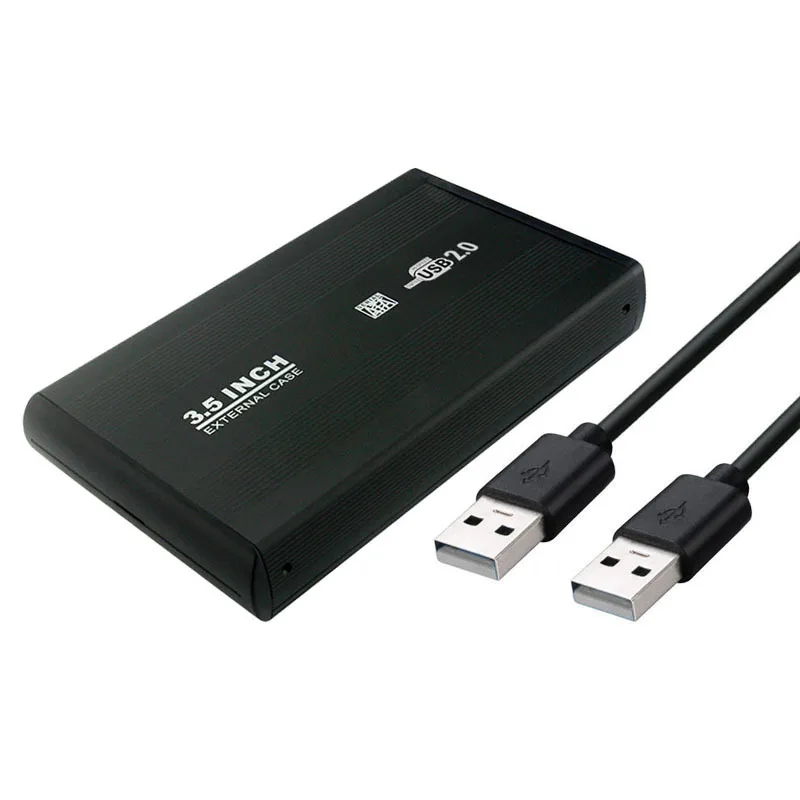 Desktop hard disk external aluminum alloy SATA protection box 3.5 inch usb2.0 metal mobile hard disk box