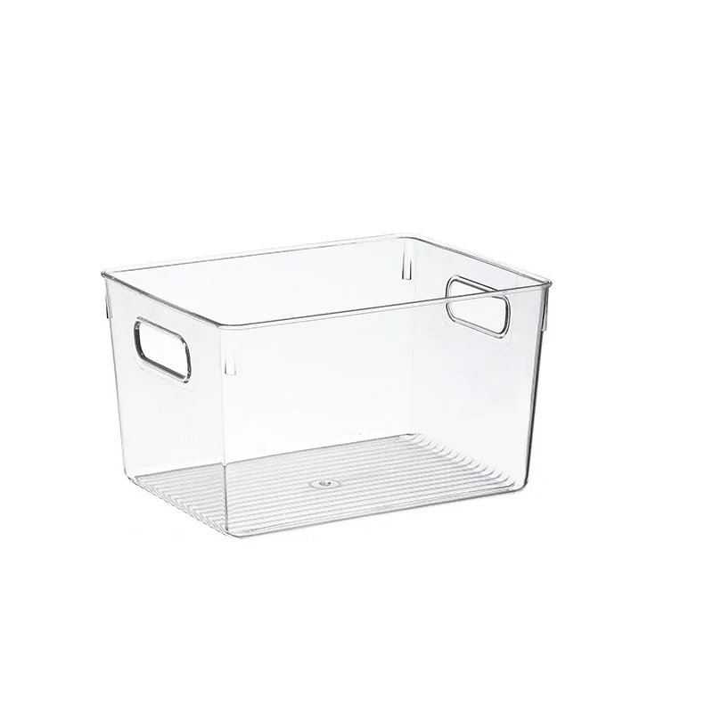 8 Stackable Home Edit and Cabinet Organizers Storage Containers Clear Plastic Storage Bins for Pantry Kitchen Organization