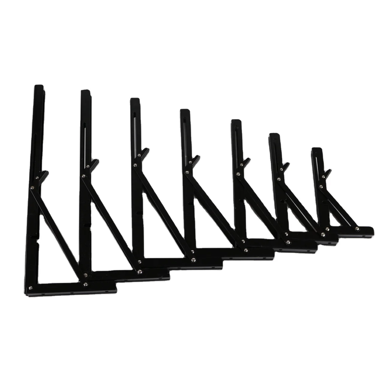 Folding Shelf Brackets Heavy Duty Adjustable Folding Shelf Workbench Supports Collapsible Shelf Bracket