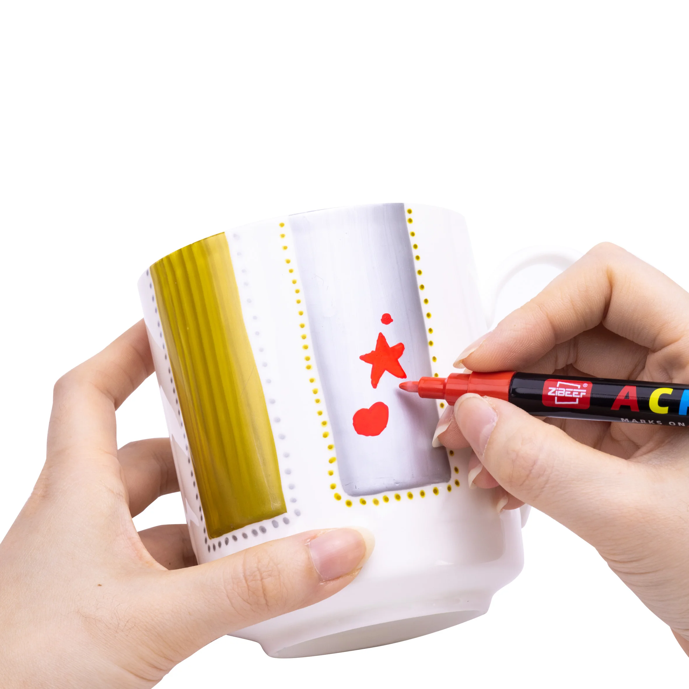 0.7mm Drawing Acrylic Marker Pen Wholesale 36 60 84 Colors Permanent Acrylic Paint Marker Pens Set