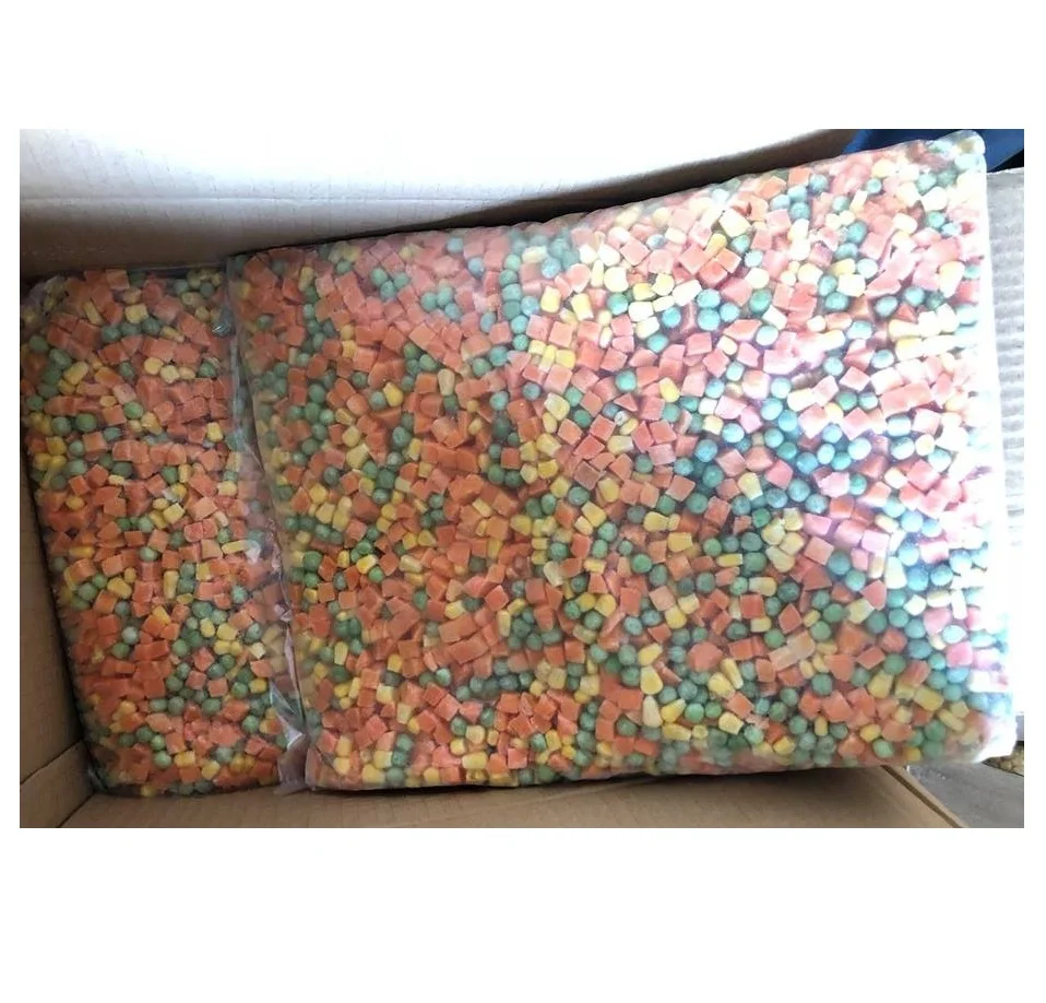 Frozen Mixed Vegetables IQF Freezed Carrot, Green Pea, Corn Good Price