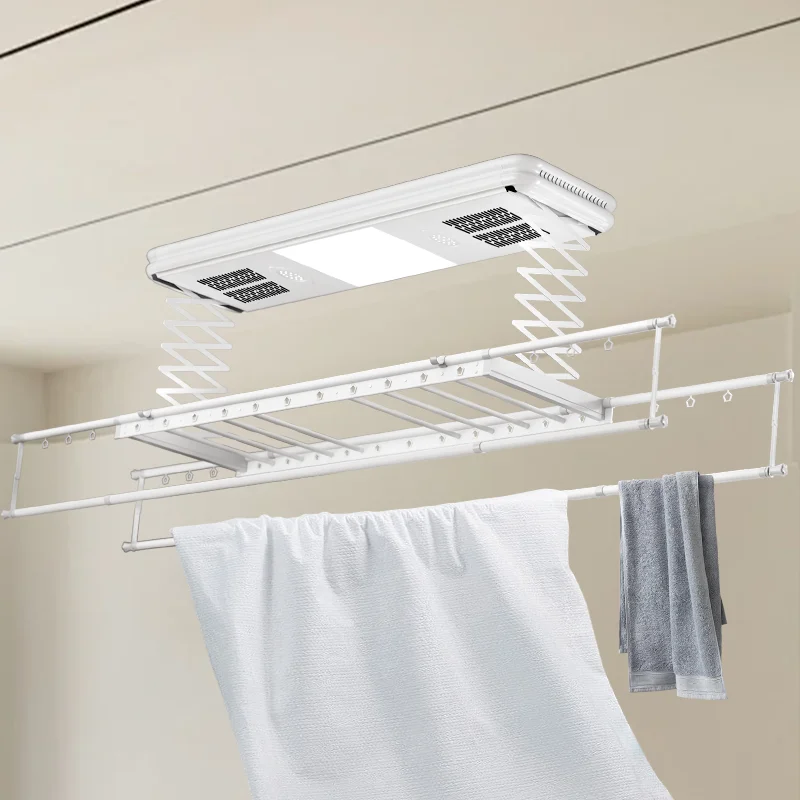 Electric clothes rack remote control lifting balcony telescopic clothes dryer drying automatic clothes rack wholesale factory